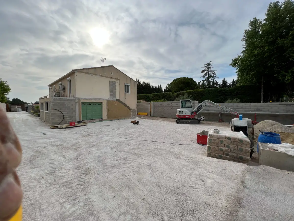 Rénovation complète d'une maison à Monteux (84) - Avant
