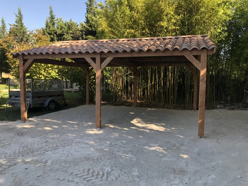 Construction Carport à Sarrians - Réalisation Construction
